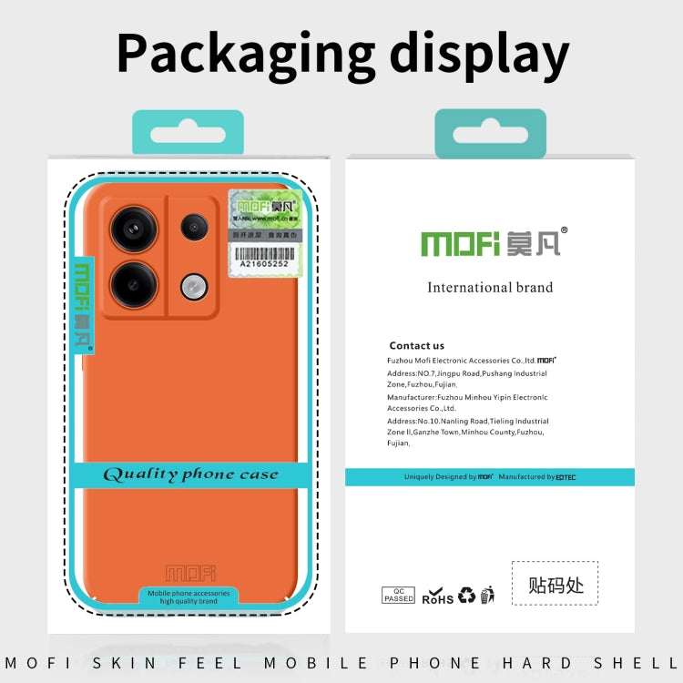 For Xiaomi 14 Ultra MOFI Qin Series Skin Feel All-inclusive PC Phone Case(Green) - 14 Ultra Cases by MOFI | Online Shopping South Africa | PMC Jewellery