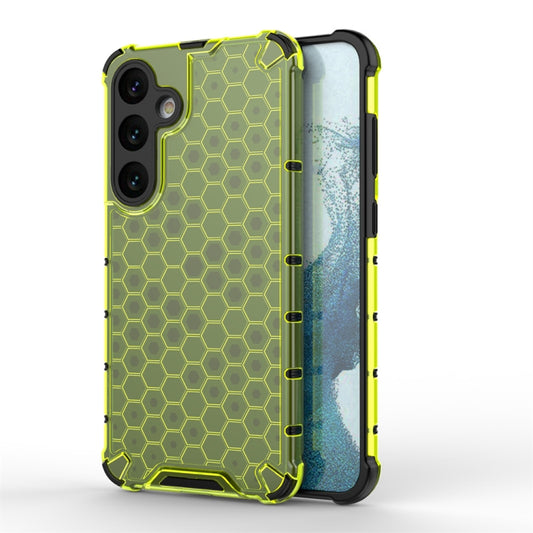 For Samsung Galaxy S24+ 5G Shockproof Honeycomb Phone Case(Green) - Galaxy S24+ 5G Cases by PMC Jewellery | Online Shopping South Africa | PMC Jewellery