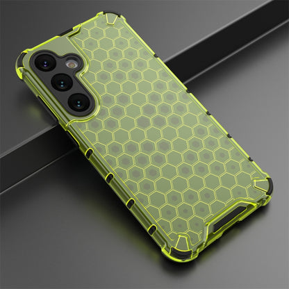 For Samsung Galaxy S24+ 5G Shockproof Honeycomb Phone Case(Green) - Galaxy S24+ 5G Cases by PMC Jewellery | Online Shopping South Africa | PMC Jewellery