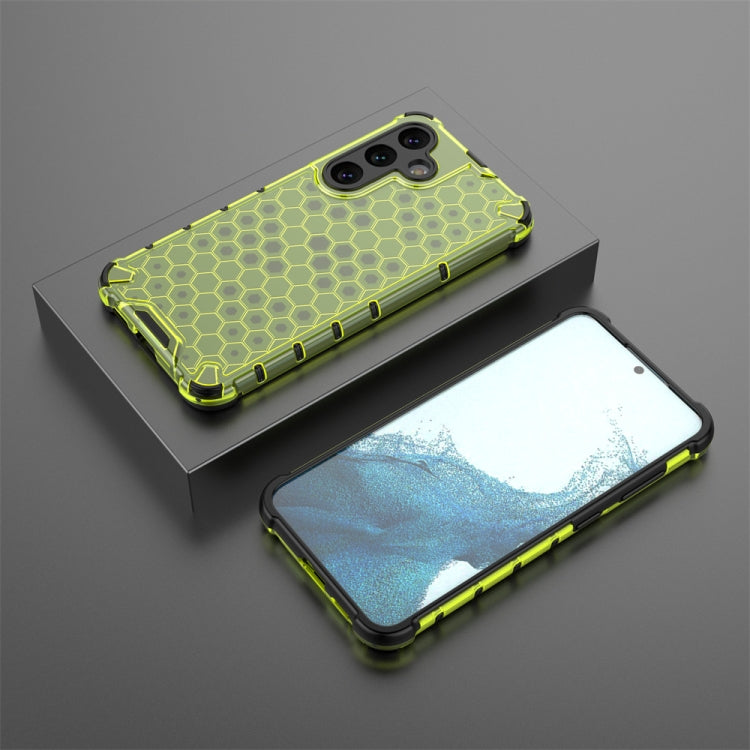 For Samsung Galaxy S24 5G Shockproof Honeycomb Phone Case(Green) - Galaxy S24 5G Cases by PMC Jewellery | Online Shopping South Africa | PMC Jewellery