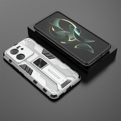 For Xiaomi 13T Supersonic Armor PC Hybrid TPU Phone Case(Silver) - Xiaomi Cases by PMC Jewellery | Online Shopping South Africa | PMC Jewellery | Buy Now Pay Later Mobicred