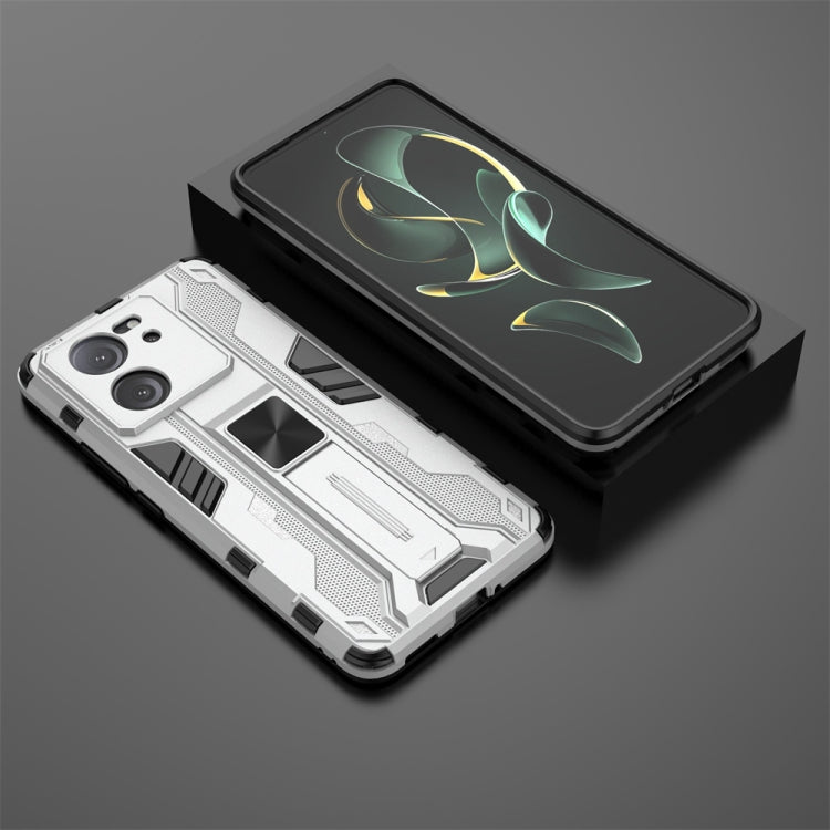 For Xiaomi 13T Pro Supersonic Armor PC Hybrid TPU Phone Case(Silver) - Xiaomi Cases by PMC Jewellery | Online Shopping South Africa | PMC Jewellery | Buy Now Pay Later Mobicred