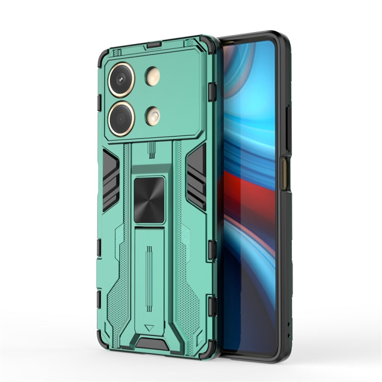 For Redmi Note 13R Pro Supersonic Armor PC Hybrid TPU Phone Case(Green) - Xiaomi Cases by PMC Jewellery | Online Shopping South Africa | PMC Jewellery | Buy Now Pay Later Mobicred