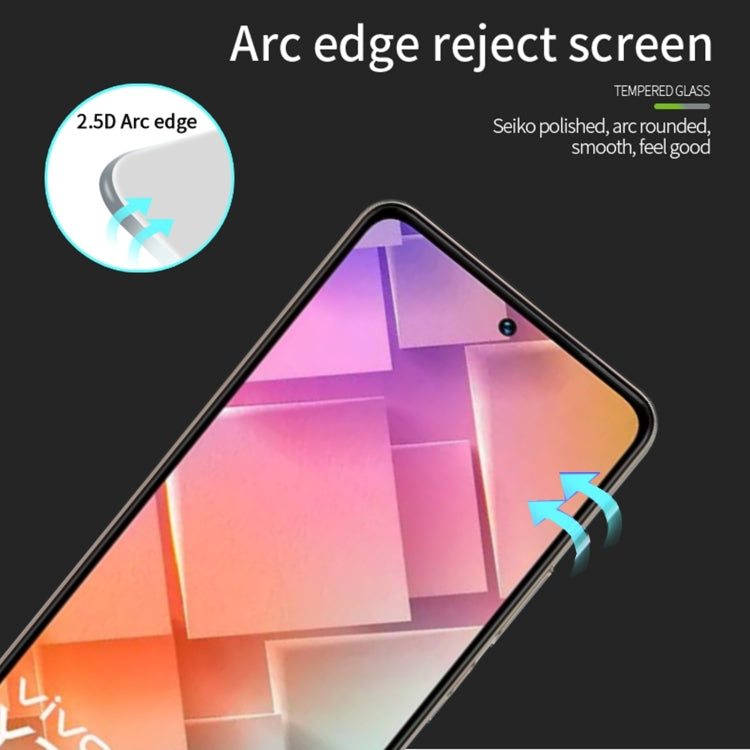 For vivo Y200e MOFI 9H 2.5D Full Screen Tempered Glass Film(Black) - vivo Tempered Glass by MOFI | Online Shopping South Africa | PMC Jewellery