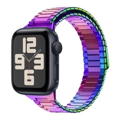 For Apple Watch SE 2023 40mm Bamboo Magnetic Stainless Steel Metal Watch Strap(Color) - Watch Bands by PMC Jewellery | Online Shopping South Africa | PMC Jewellery