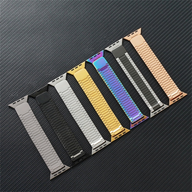 For Apple Watch Series 3 42mm Bamboo Magnetic Stainless Steel Metal Watch Strap(Silver) - Watch Bands by PMC Jewellery | Online Shopping South Africa | PMC Jewellery