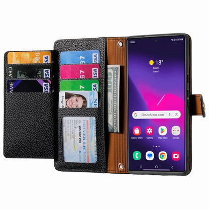 For Samsung Galaxy S24 Ultra 5G Love Zipper Lanyard Leather Phone Case(Black) - Galaxy S24 Ultra 5G Cases by PMC Jewellery | Online Shopping South Africa | PMC Jewellery | Buy Now Pay Later Mobicred