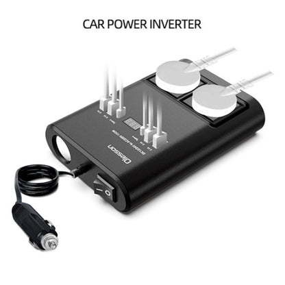 Car 150W Power Socket Cigarette Lighter Car Charger 4USB+2Type-C Car Power Inverter - Car Charger by PMC Jewellery | Online Shopping South Africa | PMC Jewellery | Buy Now Pay Later Mobicred