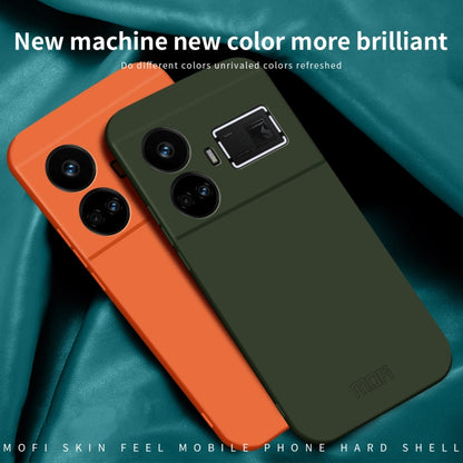 For Realme GT5 MOFI Qin Series Skin Feel All-inclusive PC Phone Case(Green) - Realme Cases by MOFI | Online Shopping South Africa | PMC Jewellery