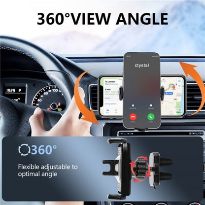 360 Degree Rotation Mobile Phone Holder Bracket Car Air Outlet Clip Mount - Car Holders by PMC Jewellery | Online Shopping South Africa | PMC Jewellery | Buy Now Pay Later Mobicred