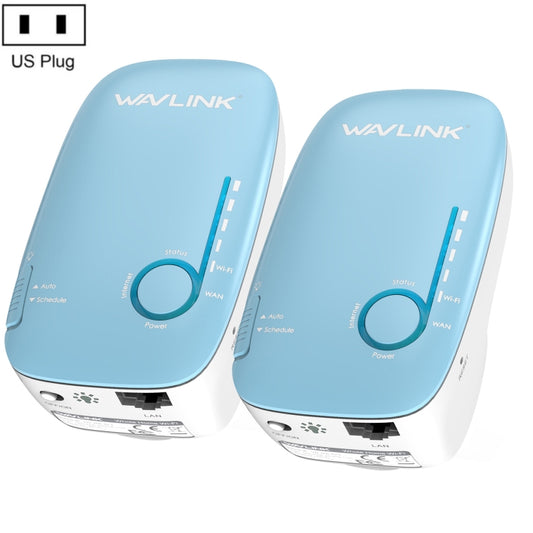 WAVLINK WN576K2 AC1200 Household WiFi Router Network Extender Dual Band Wireless Repeater, Plug:US Plug (Blue) - Wireless Routers by WAVLINK | Online Shopping South Africa | PMC Jewellery | Buy Now Pay Later Mobicred