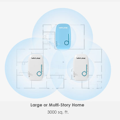 WAVLINK WN576K3 AC1200 Household WiFi Router Network Extender Dual Band Wireless Repeater, Plug:UK Plug - Wireless Routers by WAVLINK | Online Shopping South Africa | PMC Jewellery | Buy Now Pay Later Mobicred