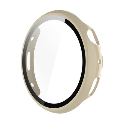 For vivo Watch 3 ENKAY Hat-Prince Full Coverage PC + Tempered Glass Film Integrated Watch Case(Ivory White) - Watch Case by ENKAY | Online Shopping South Africa | PMC Jewellery | Buy Now Pay Later Mobicred