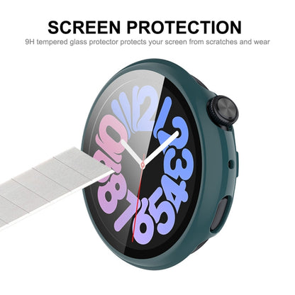 For vivo Watch 3 ENKAY Hat-Prince Full Coverage PC + Tempered Glass Film Integrated Watch Case(Ivory White) - Watch Case by ENKAY | Online Shopping South Africa | PMC Jewellery | Buy Now Pay Later Mobicred