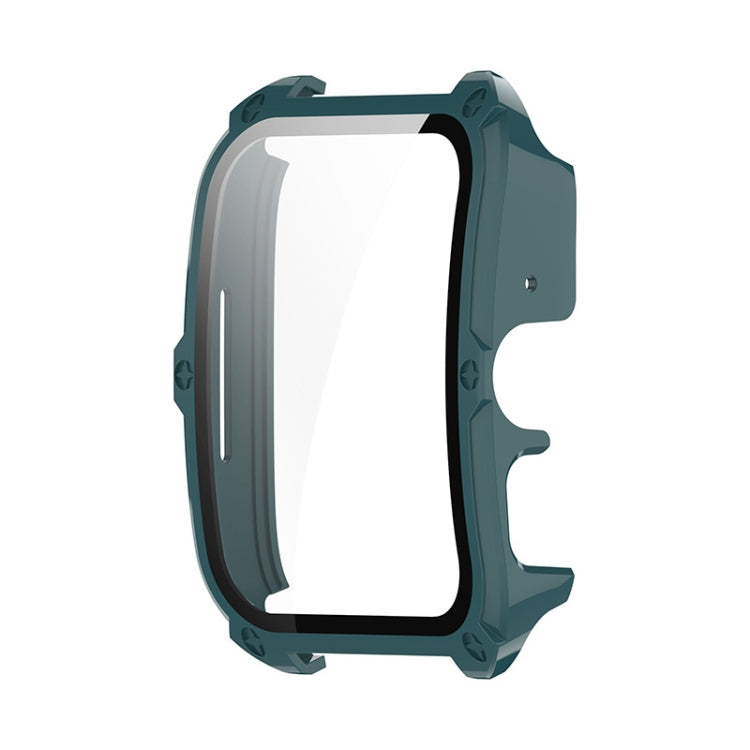 For OPPO Watch 4 Pro ENKAY Hat-Prince Full Coverage PC + Tempered Glass Film Integrated Watch Case(Dark Green) - Watch Case by ENKAY | Online Shopping South Africa | PMC Jewellery | Buy Now Pay Later Mobicred