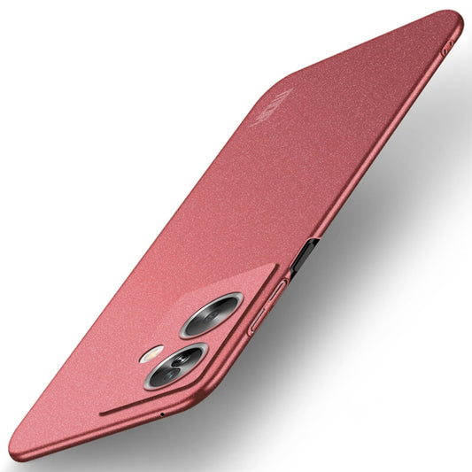 For OPPO A2 / A79 5G MOFI Fandun Series Frosted PC Ultra-thin All-inclusive Phone Case(Red) - OPPO Cases by MOFI | Online Shopping South Africa | PMC Jewellery