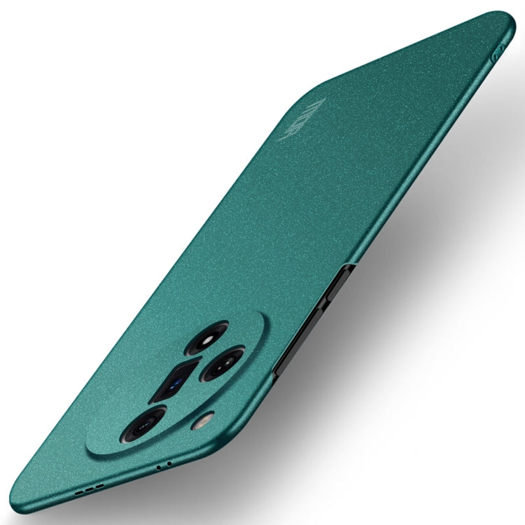 For OPPO Find X7 Ultra MOFI Fandun Series Frosted PC Ultra-thin All-inclusive Phone Case(Green) - Find X7 Ultra Cases by MOFI | Online Shopping South Africa | PMC Jewellery