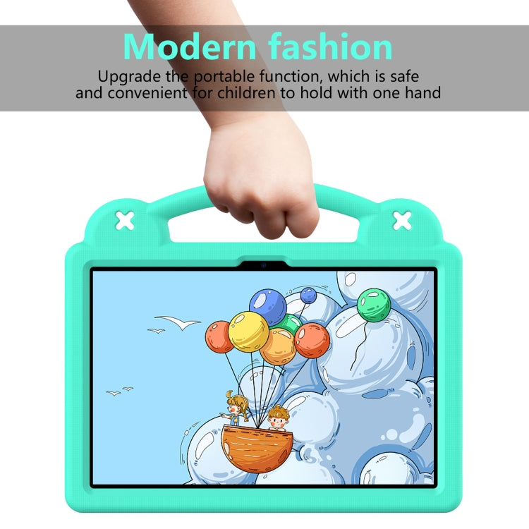 For Lenovo Tab M11 / Xiaoxin Pad 2024 Handle Kickstand Children EVA Shockproof Tablet Case(Mint Green) - Lenovo by PMC Jewellery | Online Shopping South Africa | PMC Jewellery | Buy Now Pay Later Mobicred