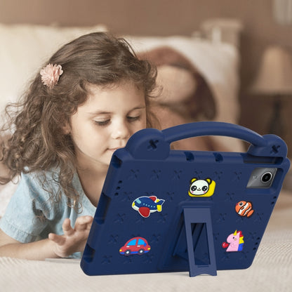 For Lenovo Tab M11 / Xiaoxin Pad 2024 Handle Kickstand Children EVA Shockproof Tablet Case(Navy Blue) - Lenovo by PMC Jewellery | Online Shopping South Africa | PMC Jewellery | Buy Now Pay Later Mobicred