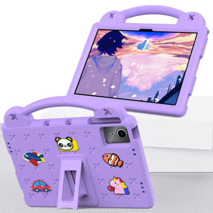 For DOOGEE T30 Pro 11 2023 Handle Kickstand Children EVA Shockproof Tablet Case(Light Purple) - Others by PMC Jewellery | Online Shopping South Africa | PMC Jewellery | Buy Now Pay Later Mobicred