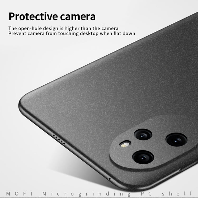 For Honor 100 Pro MOFI Fandun Series Frosted PC Ultra-thin All-inclusive Phone Case(Black) - Honor Cases by MOFI | Online Shopping South Africa | PMC Jewellery