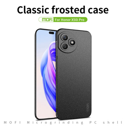 For Honor X50i+ / X50i Pro MOFI Fandun Series Frosted PC Ultra-thin All-inclusive Phone Case(Gray) - Honor Cases by MOFI | Online Shopping South Africa | PMC Jewellery