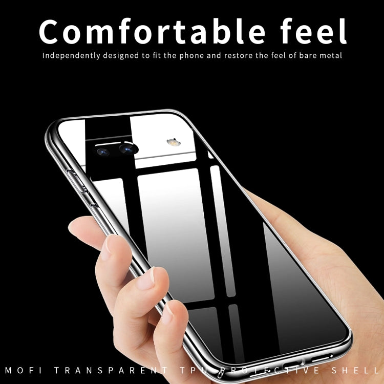 For Google Pixel 8a MOFI Ming Series Transparent Ultra-thin TPU Phone Case(Transparent) - Google Cases by MOFI | Online Shopping South Africa | PMC Jewellery