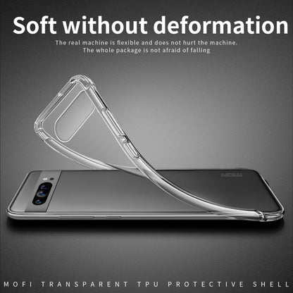 For Google Pixel 9 Pro MOFI Ming Series Transparent Ultra-thin TPU Phone Case(Transparent) - Google Cases by MOFI | Online Shopping South Africa | PMC Jewellery