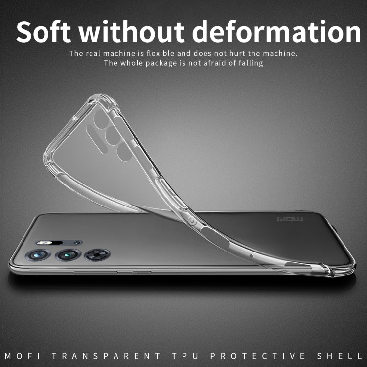 For Nubia Red Magic 9 Pro / 9 Pro+ MOFI Ming Series Transparent Ultra-thin TPU Phone Case(Transparent) - ZTE Cases by MOFI | Online Shopping South Africa | PMC Jewellery