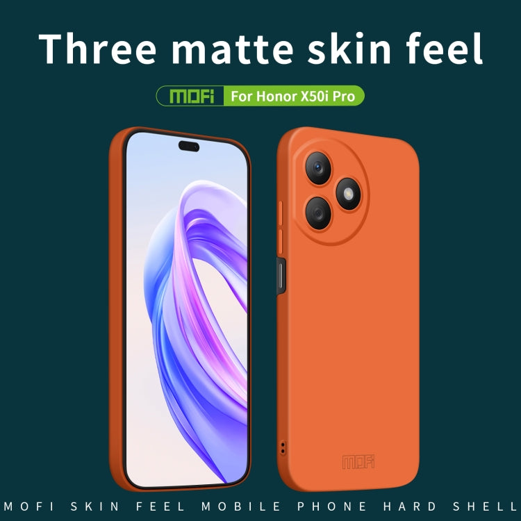 For Honor X50i Pro MOFI Qin Series Skin Feel All-inclusive PC Phone Case(Green) - Honor Cases by MOFI | Online Shopping South Africa | PMC Jewellery