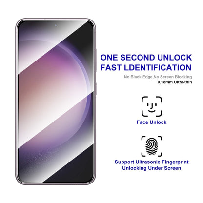 For Samsung Galaxy S24+ 5G 2pcs ENKAY Hat-Prince 0.18mm High Aluminum-silicon Tempered Glass Film, Support Ultrasonic Fingerprint Unclock - Galaxy S24+ 5G Tempered Glass by ENKAY | Online Shopping South Africa | PMC Jewellery | Buy Now Pay Later Mobicred