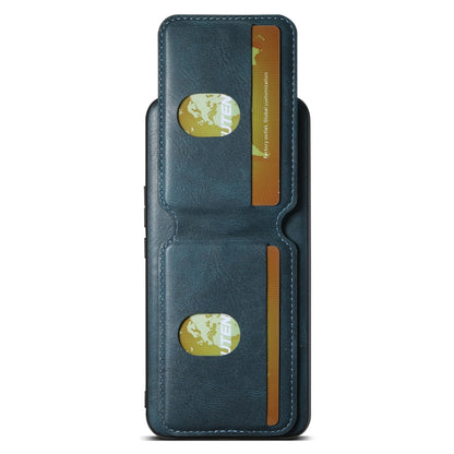 For Honor Magic6 Pro Suteni H02 Leather Wallet Stand Back Phone Case(Blue) - Honor Cases by Suteni | Online Shopping South Africa | PMC Jewellery | Buy Now Pay Later Mobicred