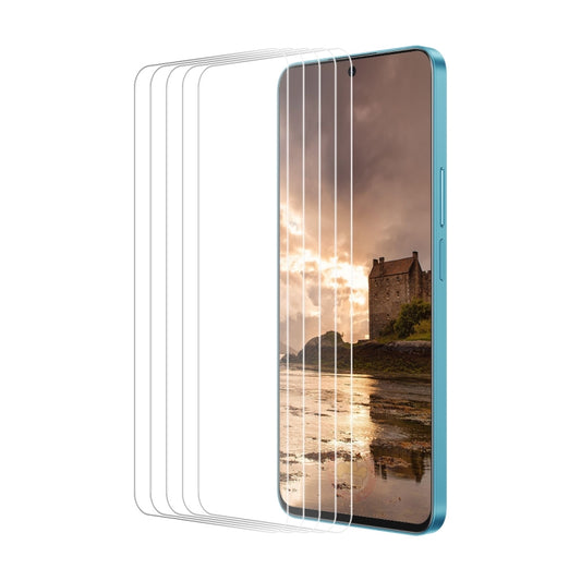 For vivo iQOO Neo7 / Neo7 Pro 5pcs ENKAY 9H Big Arc Edge High Aluminum-silicon Tempered Glass Film - vivo Tempered Glass by ENKAY | Online Shopping South Africa | PMC Jewellery | Buy Now Pay Later Mobicred