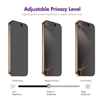 For iPhone 16 Pro ENKAY Easy Install Anti-peeping Privacy Full Screen Tempered Glass Film - iPhone 16 Pro Tempered Glass by ENKAY | Online Shopping South Africa | PMC Jewellery | Buy Now Pay Later Mobicred