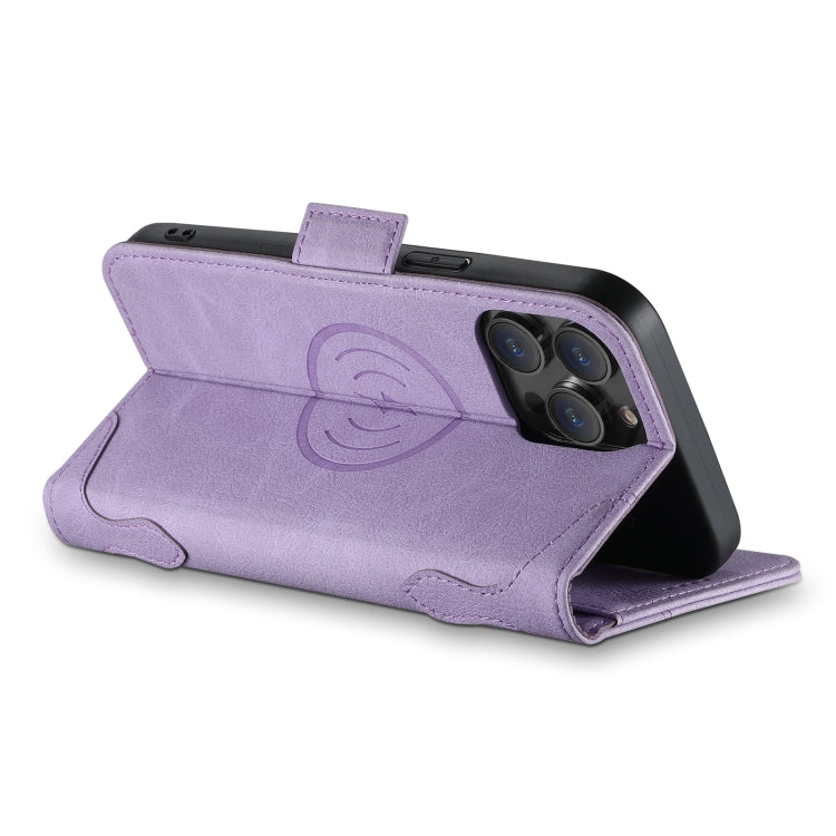 For iPhone 13 Pro Max SUTENI J07 Multifunctional Horizontal Flip Magsafe Leather Phone Case(Purple) - iPhone 13 Pro Max Cases by Suteni | Online Shopping South Africa | PMC Jewellery | Buy Now Pay Later Mobicred