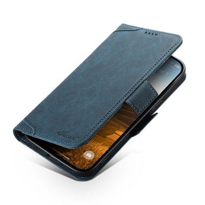 For iPhone 15 SUTENI J07 Multifunctional Horizontal Flip Magsafe Leather Phone Case(Blue) - iPhone 15 Cases by Suteni | Online Shopping South Africa | PMC Jewellery | Buy Now Pay Later Mobicred