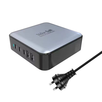 GAN 140W PD65W / PD20W / QC3.0 USB Five Port Laptop Adapter, Plug:AU Plug - Universal Power Adapter by PMC Jewellery | Online Shopping South Africa | PMC Jewellery | Buy Now Pay Later Mobicred