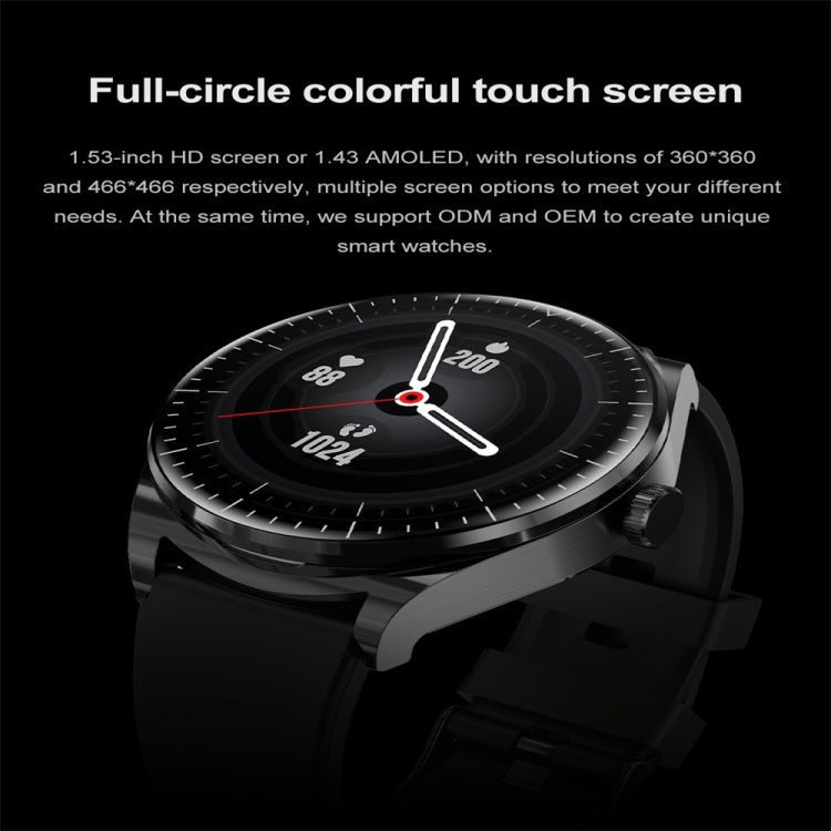 S9 1.53 inch Color Screen Smart Watch, Support Bluetooth Call / Heart Rate / Blood Pressure / Blood Oxygen Monitoring(Black) - Smart Watches by PMC Jewellery | Online Shopping South Africa | PMC Jewellery