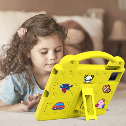 For Blackview Oscal Pad 15 2023 10.36/Tab 11 Handle Kickstand Children EVA Shockproof Tablet Case(Yellow) - Others by PMC Jewellery | Online Shopping South Africa | PMC Jewellery | Buy Now Pay Later Mobicred