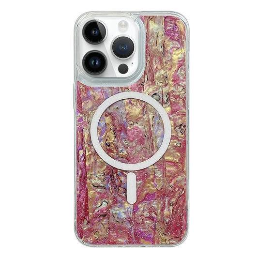 For iPhone 12 Pro Max Shell Texture Multicolor MagSafe TPU Phone Case(Roige) - iPhone 12 Pro Max Cases by PMC Jewellery | Online Shopping South Africa | PMC Jewellery