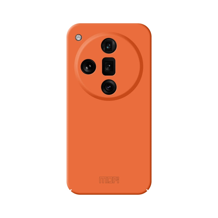 For OPPO Find X7 MOFI Qin Series Skin Feel All-inclusive PC Phone Case(Orange) - Find X7 Cases by MOFI | Online Shopping South Africa | PMC Jewellery