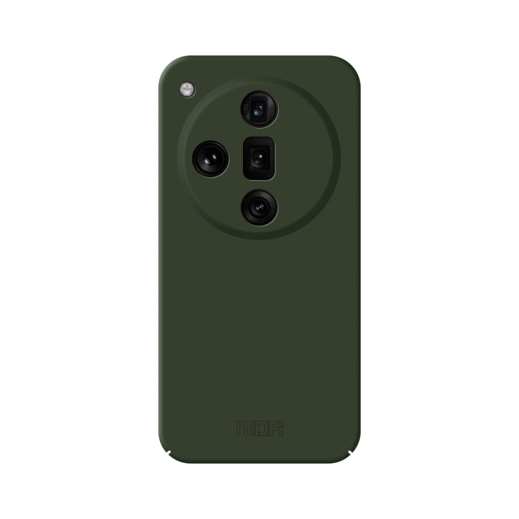 For OPPO Find X7 Ultra MOFI Qin Series Skin Feel All-inclusive PC Phone Case(Green) - Find X7 Ultra Cases by MOFI | Online Shopping South Africa | PMC Jewellery