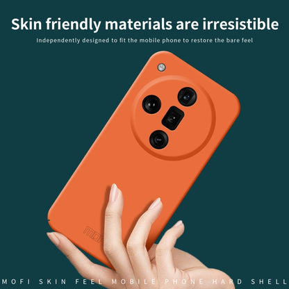 For OPPO Find X7 Ultra MOFI Qin Series Skin Feel All-inclusive PC Phone Case(Orange) - Find X7 Ultra Cases by MOFI | Online Shopping South Africa | PMC Jewellery