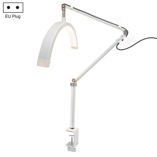 HD-M3X For Eyelash Extensions / Tattoo / Nail Art Lighting Lamp 16 inch Clip-on Half Moon Desk Lamp(EU Plug) - Selfie Light by PMC Jewellery | Online Shopping South Africa | PMC Jewellery | Buy Now Pay Later Mobicred