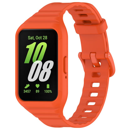 For Samsung Galaxy Fit 3 Integrated TPU Watch Band(Orange) - Watch Bands by PMC Jewellery | Online Shopping South Africa | PMC Jewellery