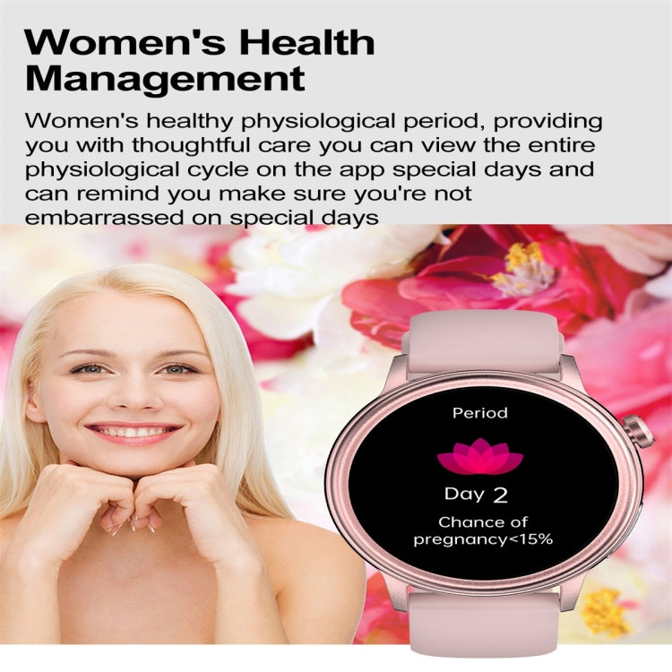 ET470 1.39 inch Color Screen Smart Watch Silicone Strap, Support Bluetooth Call / ECG(Pink) - Smart Watches by PMC Jewellery | Online Shopping South Africa | PMC Jewellery