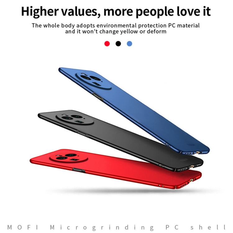For OPPO Find X6 MOFI Micro-Frosted PC Ultra-thin Hard Phone Case(Red) - OPPO Cases by MOFI | Online Shopping South Africa | PMC Jewellery
