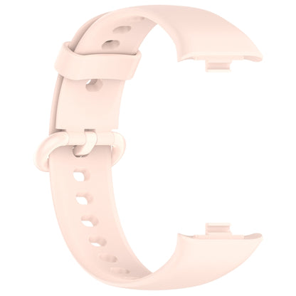 For Redmi Watch 4 Solid Color Colorful Buckle Silicone Watch Band(Light Pink) - Watch Bands by PMC Jewellery | Online Shopping South Africa | PMC Jewellery