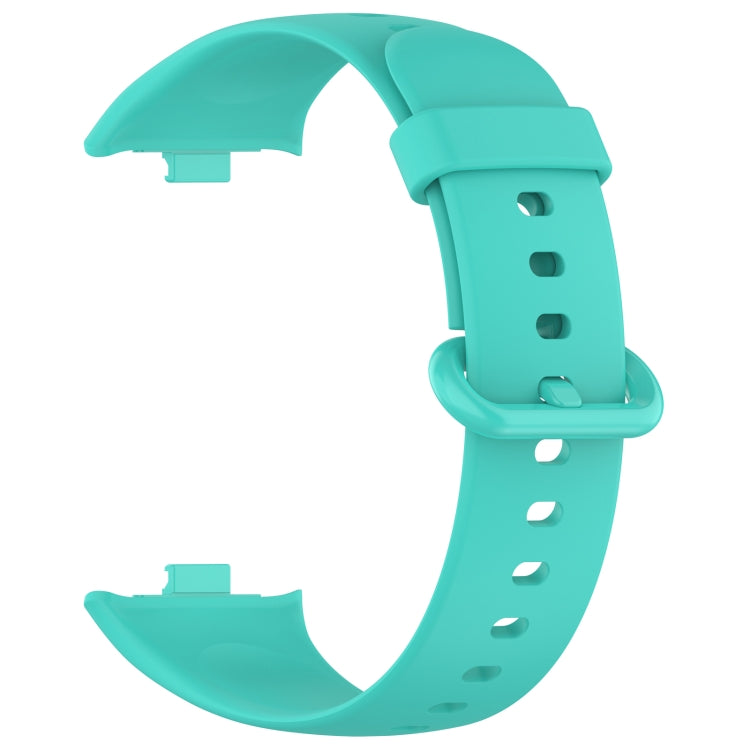 For Redmi Watch 4 Solid Color Colorful Buckle Silicone Watch Band(Teal) - Watch Bands by PMC Jewellery | Online Shopping South Africa | PMC Jewellery