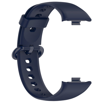 For Xiaomi  Mi Band 8 Pro Solid Color Colorful Buckle Silicone Watch Band(Dark Blue) - Watch Bands by PMC Jewellery | Online Shopping South Africa | PMC Jewellery